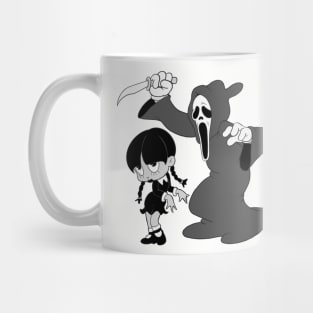 Scream Horror 1930s rubberhose style Cuphead Mug